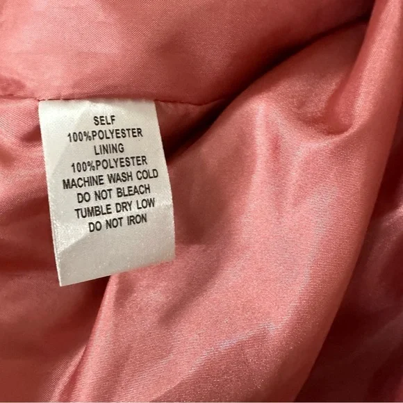 Cropped Faux Fur Fuzzy Coat in Pink - Like New - Size L - Picture 7 of 8